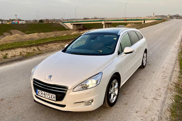 samochody osobowe Peugeot 508 cena 34500 przebieg: 163000, rok produkcji 2014 z Kraków